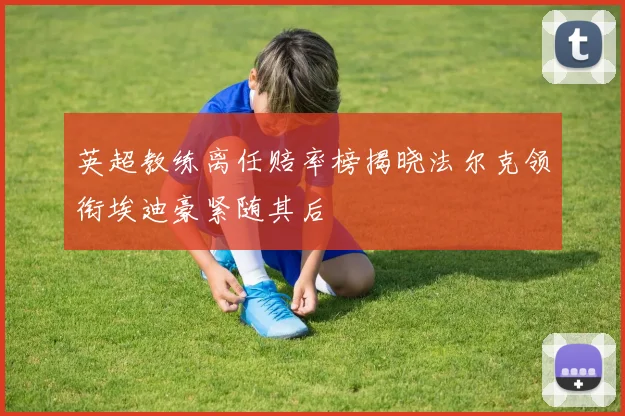 英超教练离任赔率榜揭晓法尔克领衔埃迪豪紧随其后